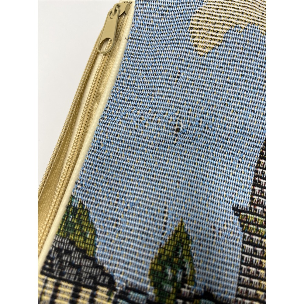 Cana Of‎ Galilee Handbag Tote Shoulder Purse Handmade Zipper Bag Medium Vintage - Picture 7 of 10